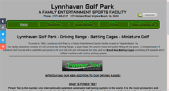 Desktop Screenshot of lynnhavengolf.com